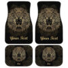 Personalized Leo Car Floor Mats Customize Name Zodiac Car Accessories