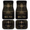 Personalized Libra Car Floor Mats Custom Zodiac Sign Libra Car Accessories Gifts Idea