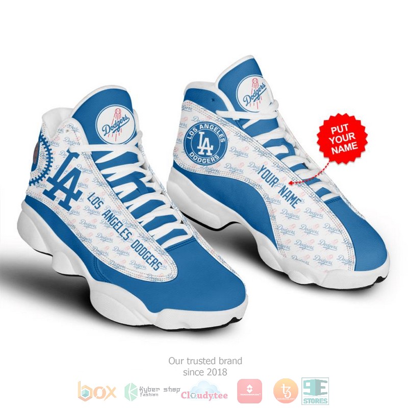 Personalized Los Angeles Dodgers Mlb Baseball Custom Air Jordan 13 Shoes Personalized Los Angeles Dodgers Mlb Baseball Custom Air Jordan 13 Shoes