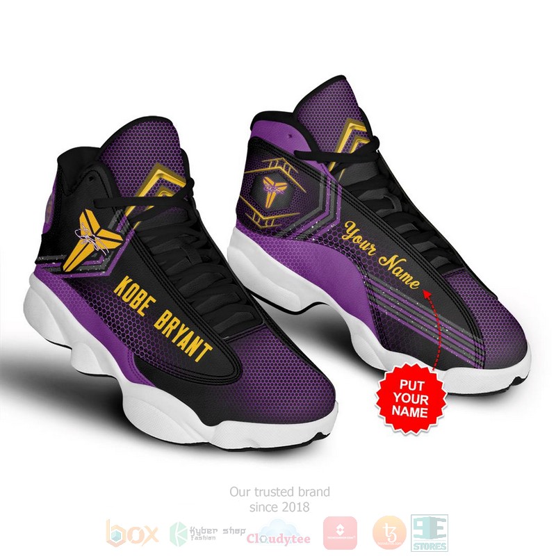 Personalized Los Angeles Lakers Kobe Bryant Nba Custom Air Jordan 13 Shoes Personalized Los Angeles Lakers Kobe Bryant Nba Custom Air Jordan 13 Shoes