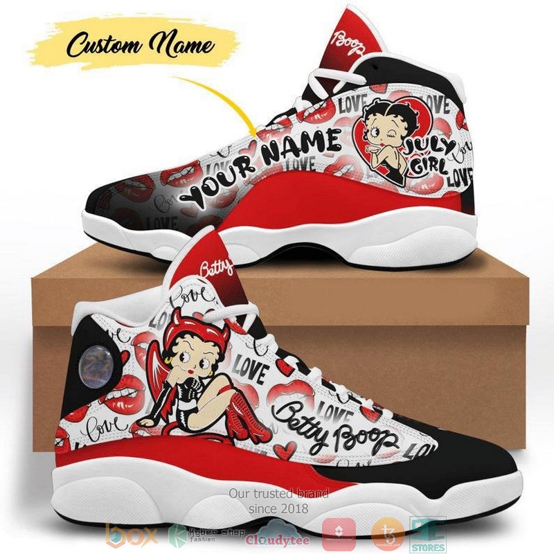 Personalized Love Betty Boop 3 Air Jordan 13 Sneaker Shoes Personalized Love Betty Boop 3 Air Jordan 13 Sneaker Shoes