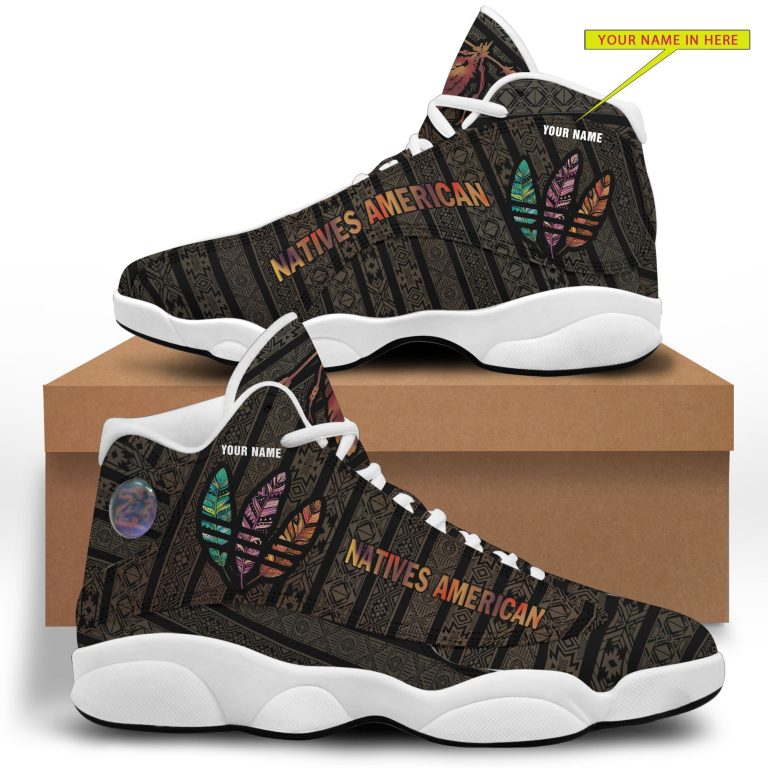 Personalized-Native-American-Adidas-Custom-Air-Jordan-13-Shoes-2