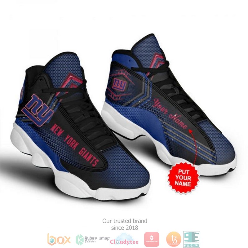 Personalized New York Giants Football Nfl Big Logo 10 Air Jordan 13 Sneaker Shoes Personalized New York Giants Football Nfl Big Logo 10 Air Jordan 13 Sneaker Shoes