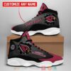 Personalized Nfl Arizona Cardinals Football Team Custom Air Jordan 13 Shoes