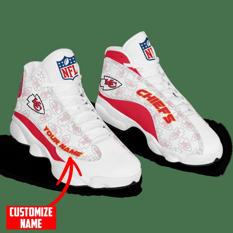 Personalized-Nfl-Kansas-City-Chiefs-Air-Jordan-13-Shoes-1
