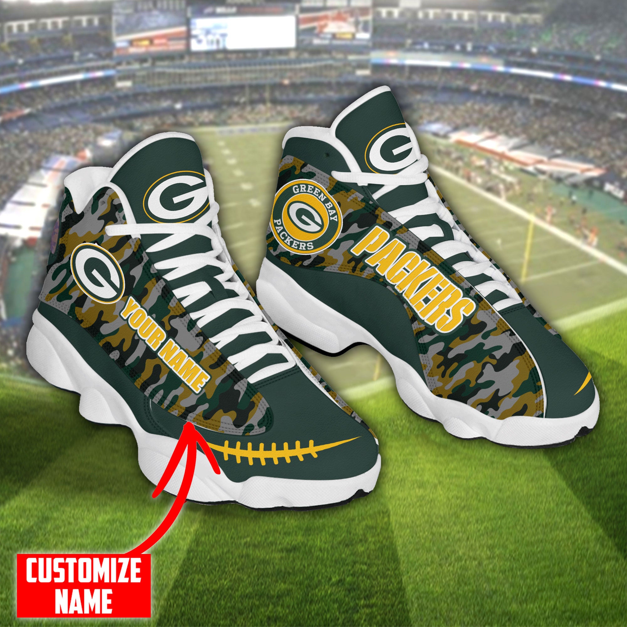 Personalized Nfl Kansas City Chiefs Camo Air Jordan 13 Shoes Personalized Nfl Kansas City Chiefs Camo Air Jordan 13 Shoes