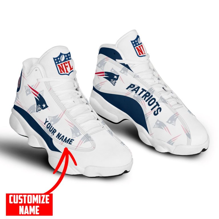 Personalized-Nfl-New-England-Patriots-Air-Jordan-13-Shoes-2