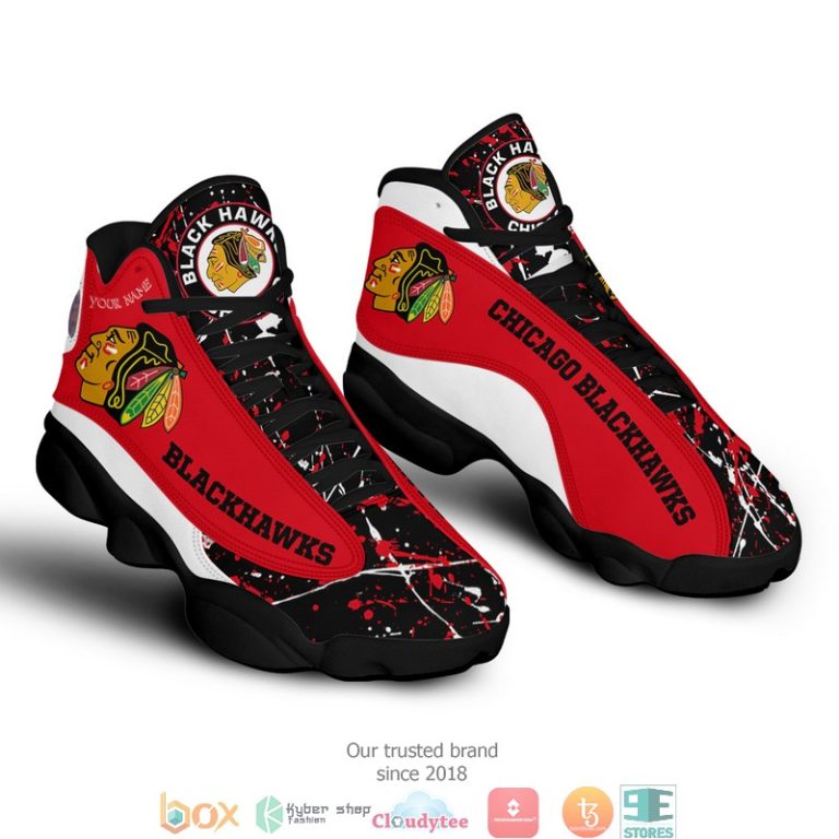 Personalized-Nhl-Chicago-Blackhawks-Air-Jordan-13-Shoes-1