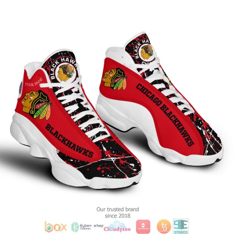 Personalized-Nhl-Chicago-Blackhawks-Air-Jordan-13-Shoes-2