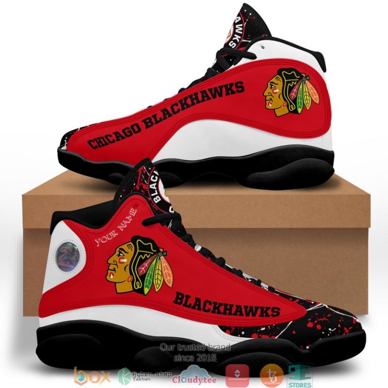 Personalized-Nhl-Chicago-Blackhawks-Air-Jordan-13-Shoes-3