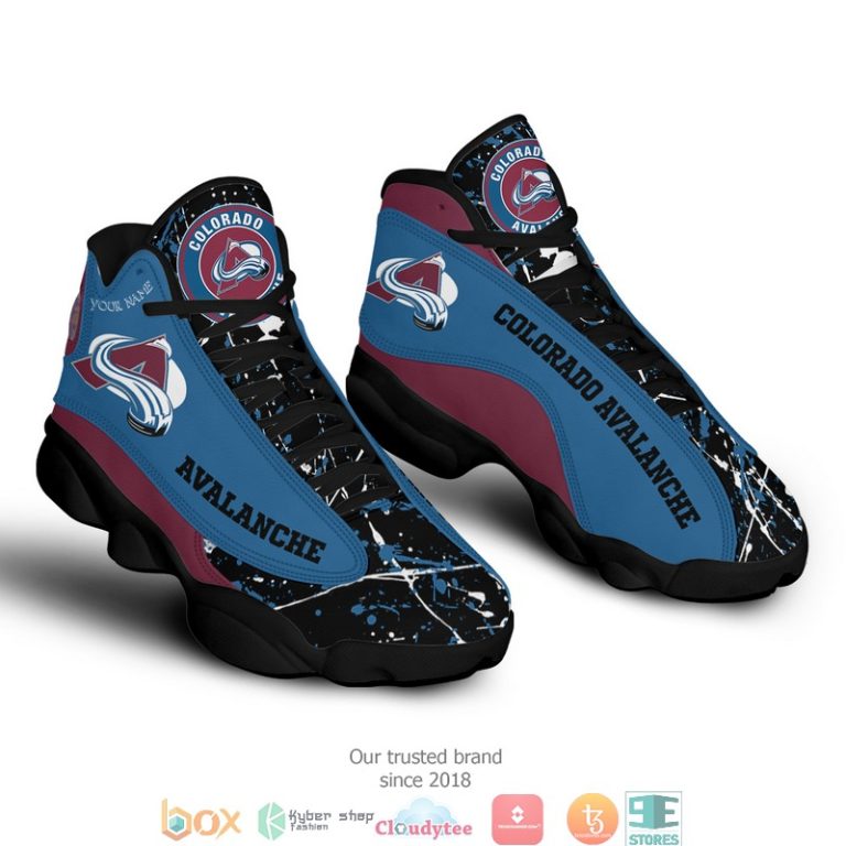 Personalized-Nhl-Colorado-Avalanche-Air-Jordan-13-Shoes-1