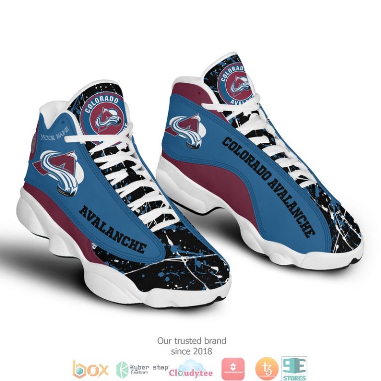 Personalized-Nhl-Colorado-Avalanche-Air-Jordan-13-Shoes-2