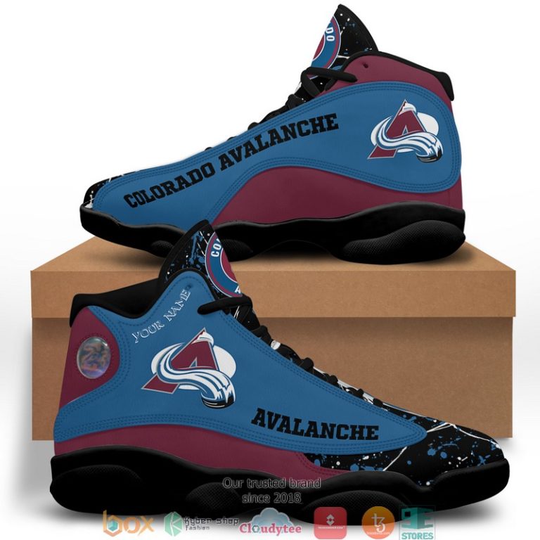 Personalized-Nhl-Colorado-Avalanche-Air-Jordan-13-Shoes-3