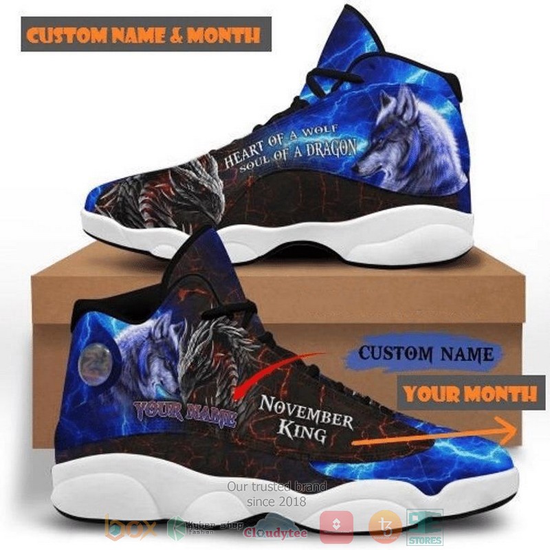 Personalized November King Custom Air Jordan 13 Shoes Personalized November King Custom Air Jordan 13 Shoes