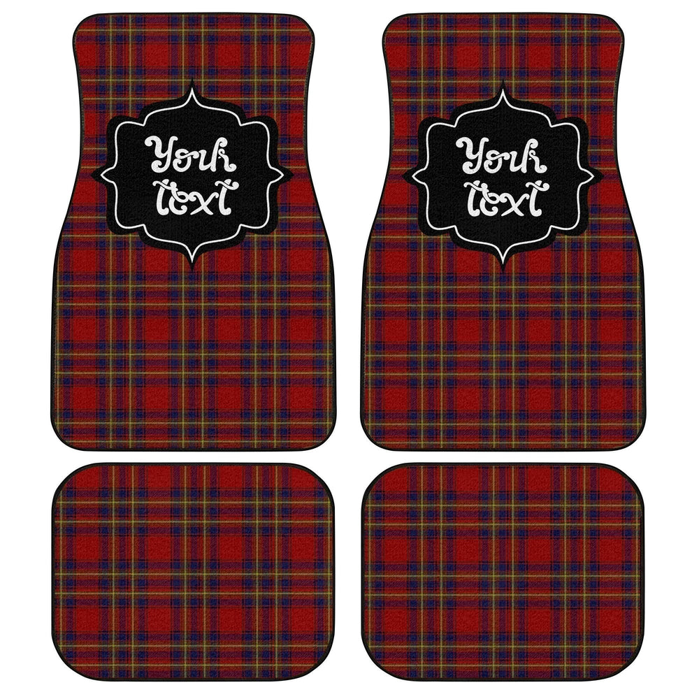Personalized Oliver Tartan Car Floor Mats Custom Name Car Accessories Personalized Oliver Tartan Car Floor Mats Custom Name Car Accessories
