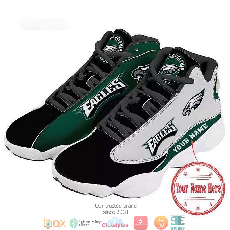 Personalized Philadelphia Eagles Football Nfl Air Jordan 13 Sneaker Shoes Personalized Philadelphia Eagles Football Nfl Air Jordan 13 Sneaker Shoes