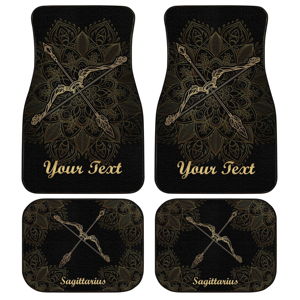 Personalized Sagittarius Car Floor Mats Custom Zodiac Sign Sagittarius Car Accessories Gifts Idea Personalized Sagittarius Car Floor Mats Custom Zodiac Sign Sagittarius Car Accessories Gifts Idea