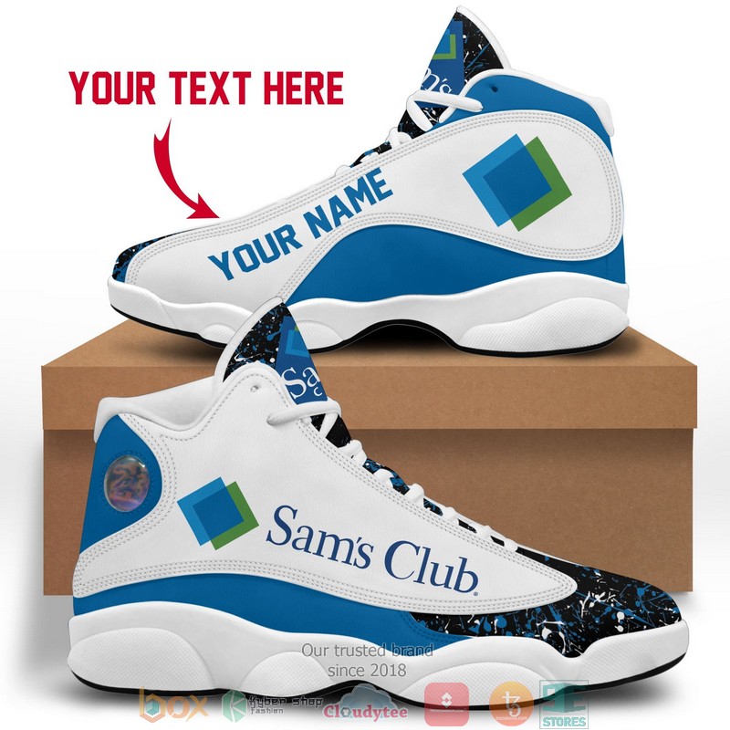 Personalized Sams Club Color Plash Air Jordan 13 Sneaker Shoes Personalized Sams Club Color Plash Air Jordan 13 Sneaker Shoes