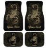 Personalized Scorpio Car Floor Mats Custom Zodiac Sign Scorpio Car Accessories Gifts Idea