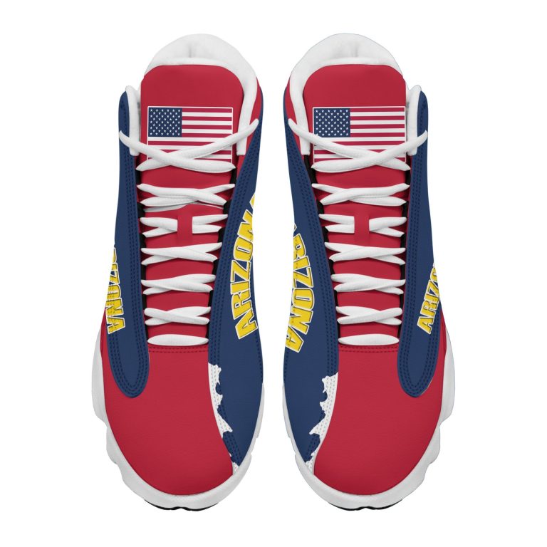 Personalized-Seal-Of-Arizona-Flag-Custom-Air-Jordan-13-Shoes-2