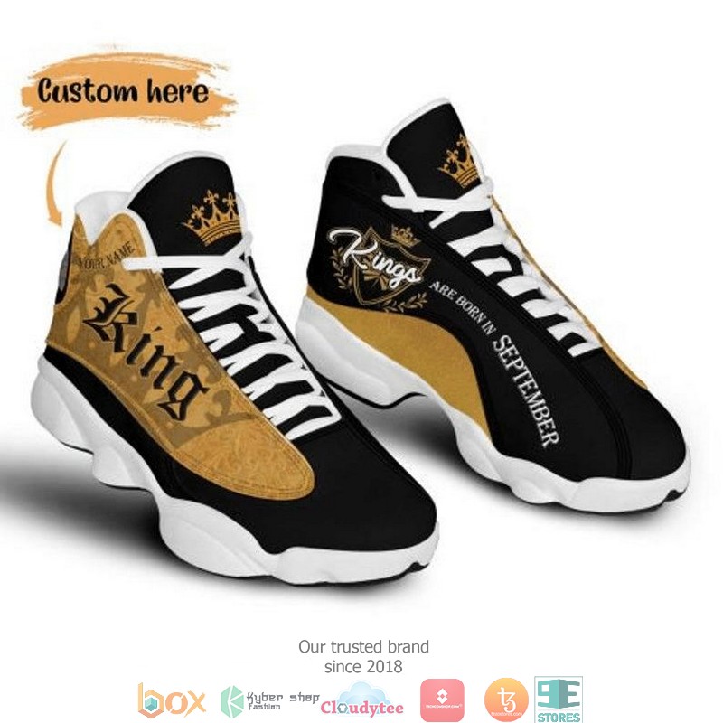 Personalized September King The King Of For Men Air Jordan 13 Sneaker Shoes Personalized September King The King Of For Men Air Jordan 13 Sneaker Shoes