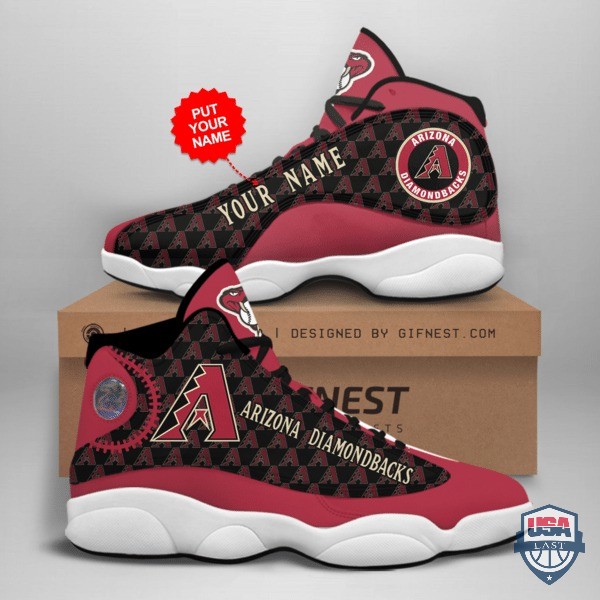 Personalized Shoes Arizona Diamondbacks Air Jordan 13 Custom Name Personalized Shoes Arizona Diamondbacks Air Jordan 13 Custom Name