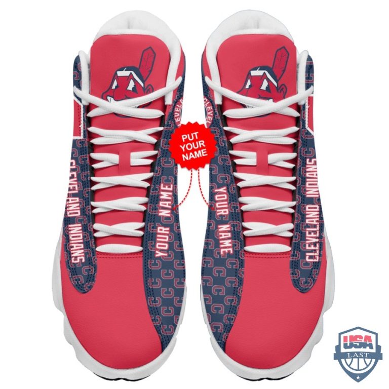 Personalized-Shoes-Cleveland-Indians-Air-Jordan-13-Custom-Name-1