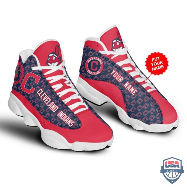 Personalized-Shoes-Cleveland-Indians-Air-Jordan-13-Custom-Name-2