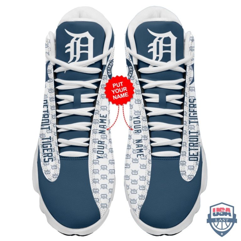 Personalized-Shoes-Detroit-Tigers-Air-Jordan-13-Custom-Name-1