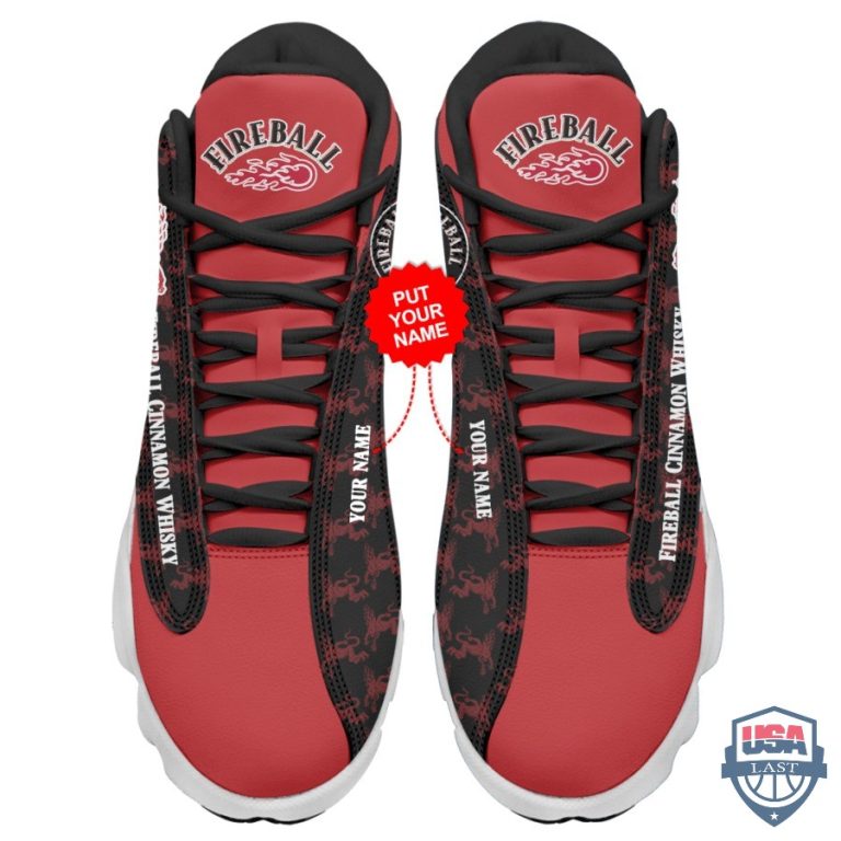 Personalized-Shoes-Fireball-Cinnamon-Whisky-Air-Jordan-13-Custom-Name-1
