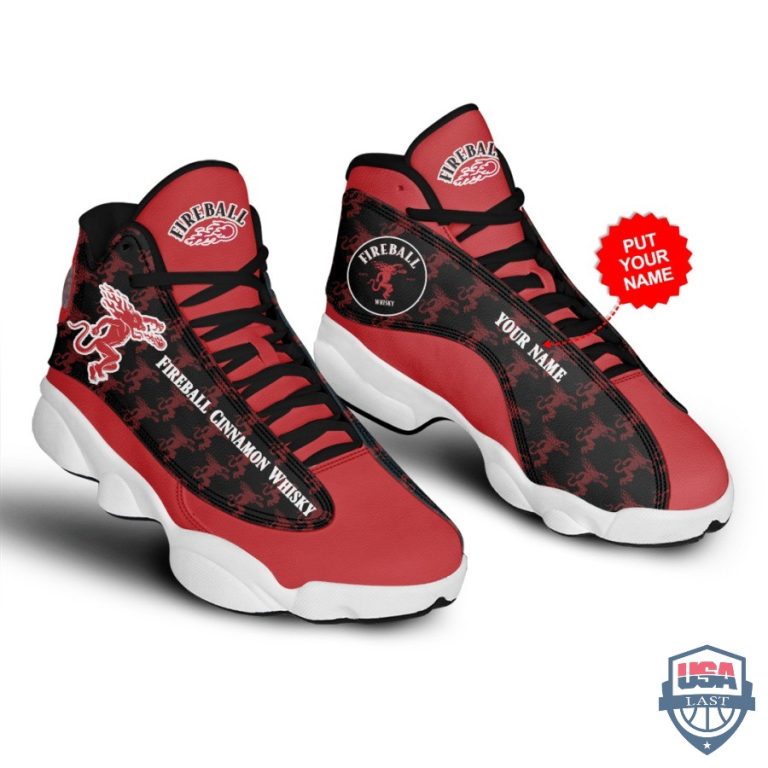 Personalized-Shoes-Fireball-Cinnamon-Whisky-Air-Jordan-13-Custom-Name-2