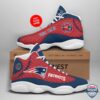 Personalized Shoes New England Patriots Air Jordan 13 Custom Name