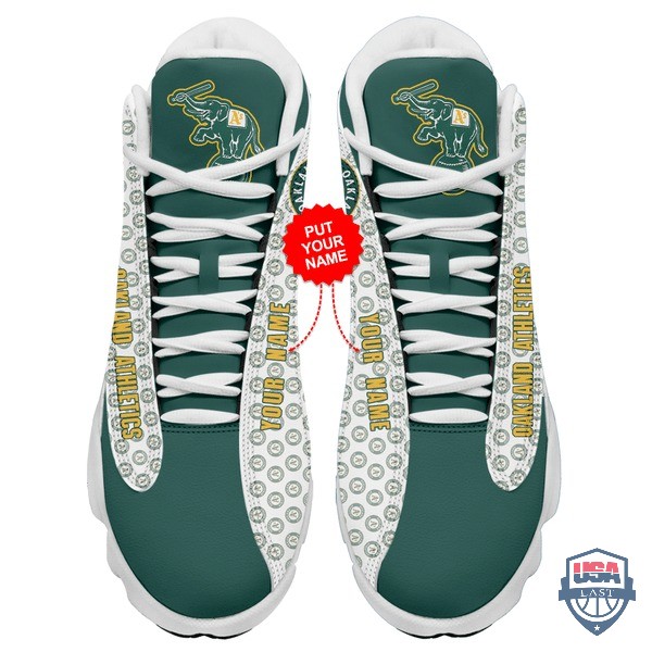 Personalized-Shoes-Oakland-Athletics-Air-Jordan-13-Custom-Name-1