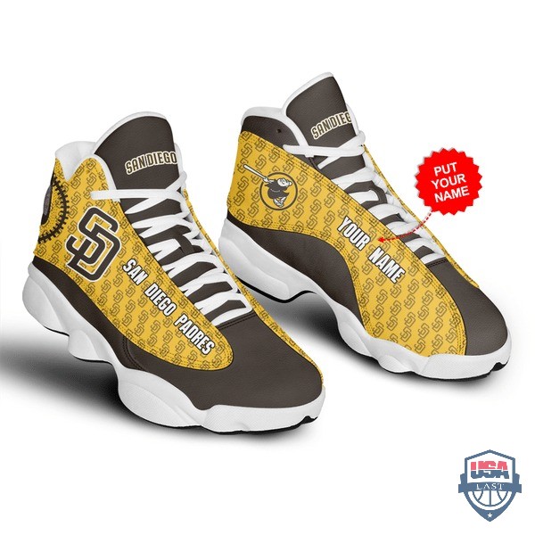 Personalized-Shoes-San-Diego-Padres-Air-Jordan-13-Custom-Name-2