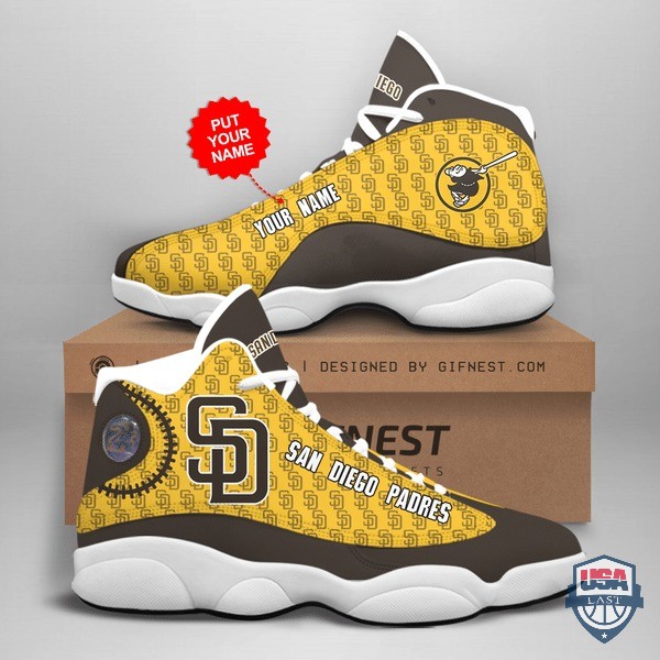 Personalized Shoes San Diego Padres Air Jordan 13 Custom Name Personalized Shoes San Diego Padres Air Jordan 13 Custom Name