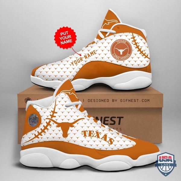 Personalized Shoes Texas Longhorns Air Jordan 13 Custom Name Personalized Shoes Texas Longhorns Air Jordan 13 Custom Name