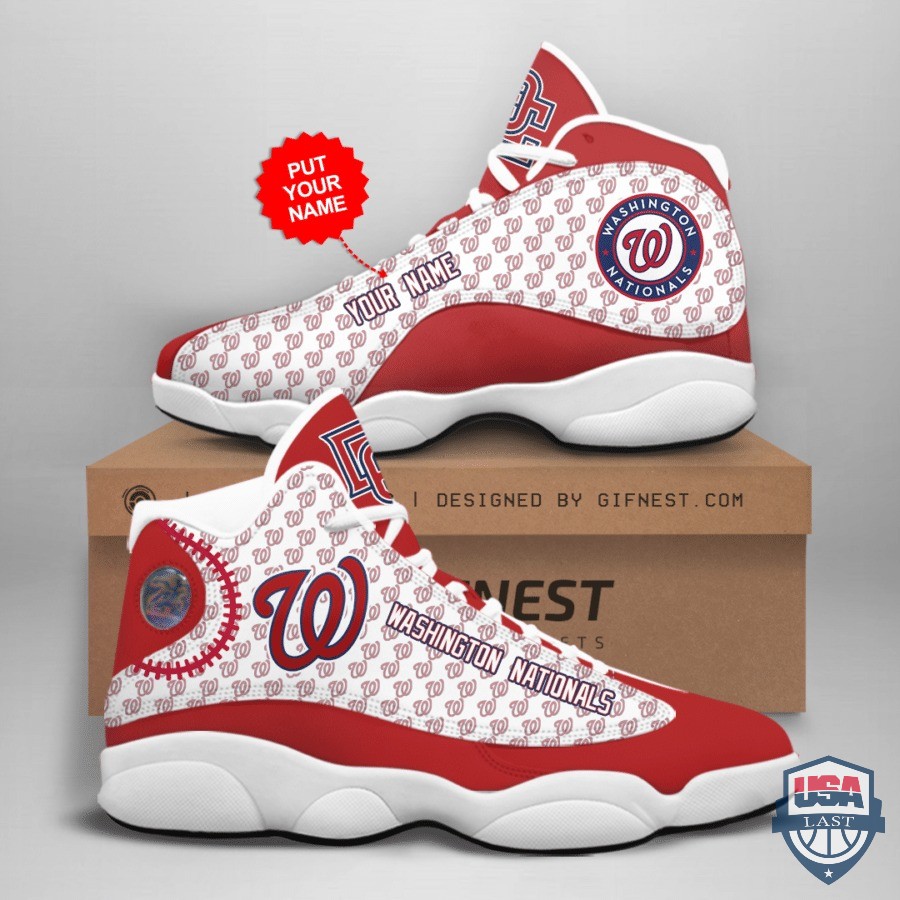 Personalized Shoes Washington Nationals Air Jordan 13 Custom Name Personalized Shoes Washington Nationals Air Jordan 13 Custom Name