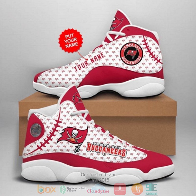 Personalized Tampa Bay Buccaneers Nfl Football Team 10 Air Jordan 13 Sneaker Shoes Personalized Tampa Bay Buccaneers Nfl Football Team 10 Air Jordan 13 Sneaker Shoes