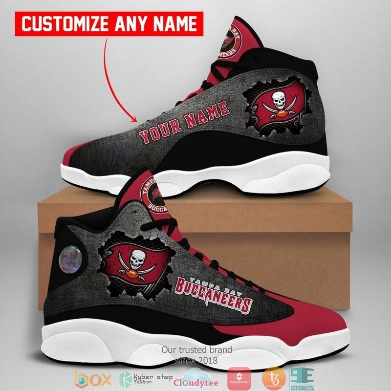 Personalized Tampa Bay Buccaneers Nfl Football Team 2 Air Jordan 13 Sneaker Shoes Personalized Tampa Bay Buccaneers Nfl Football Team 2 Air Jordan 13 Sneaker Shoes