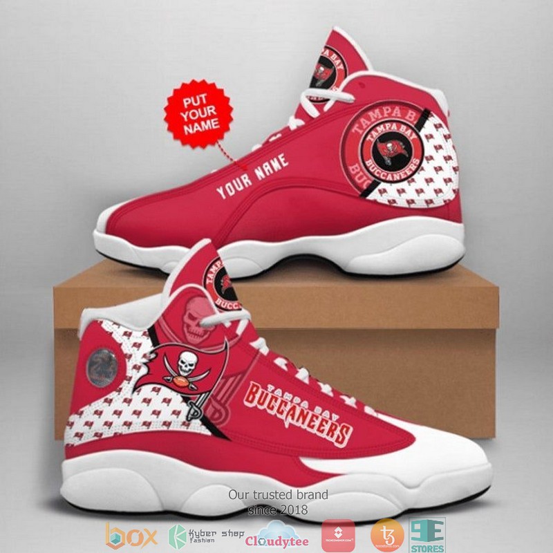 Personalized Tampa Bay Buccaneers Nfl Football Team 9 Air Jordan 13 Sneaker Shoes Personalized Tampa Bay Buccaneers Nfl Football Team 9 Air Jordan 13 Sneaker Shoes