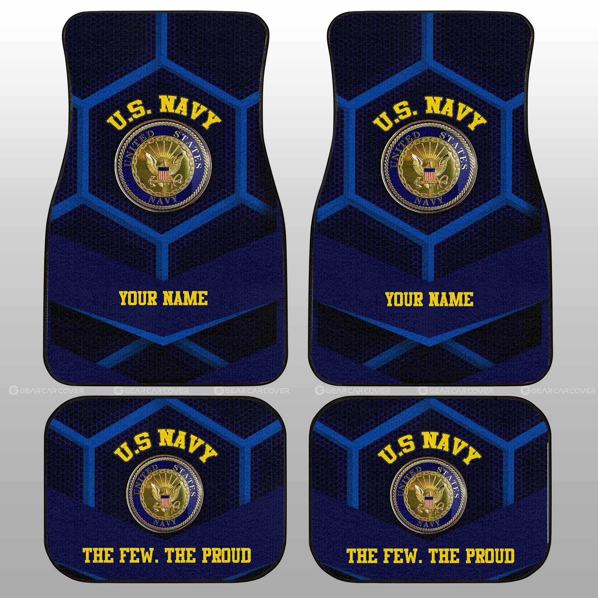Personalized U.S. Navy Military Car Floor Mats Custom Name Car Accessories Personalized U.S. Navy Military Car Floor Mats Custom Name Car Accessories