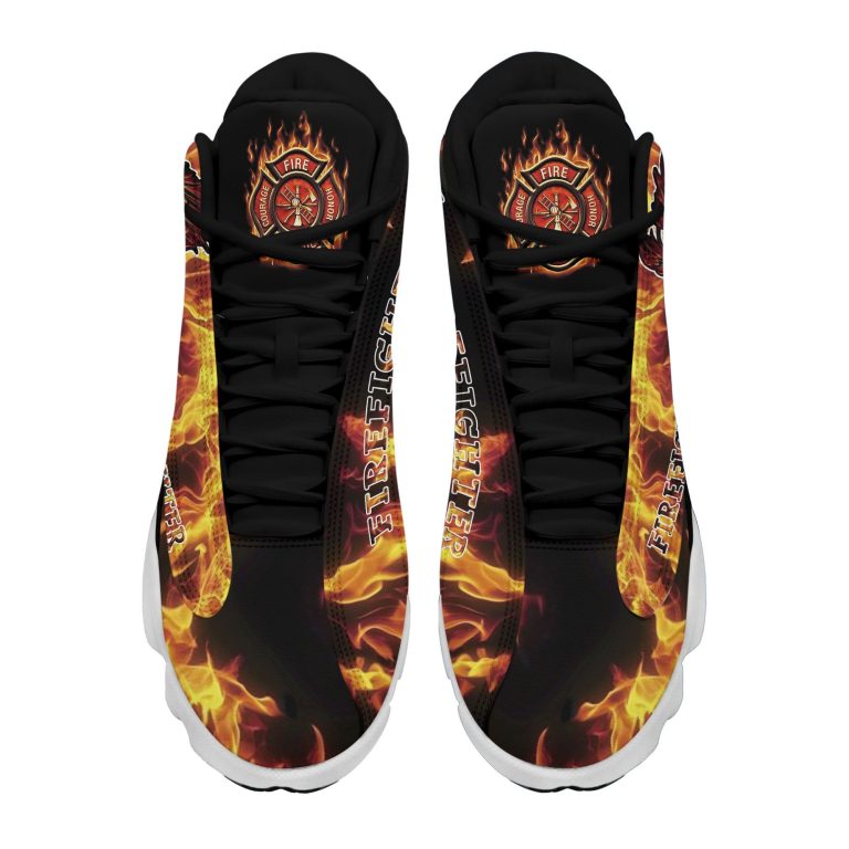 Personalized-Us-Firefighter-Eagle-Custom-Air-Jordan-13-Shoes-2