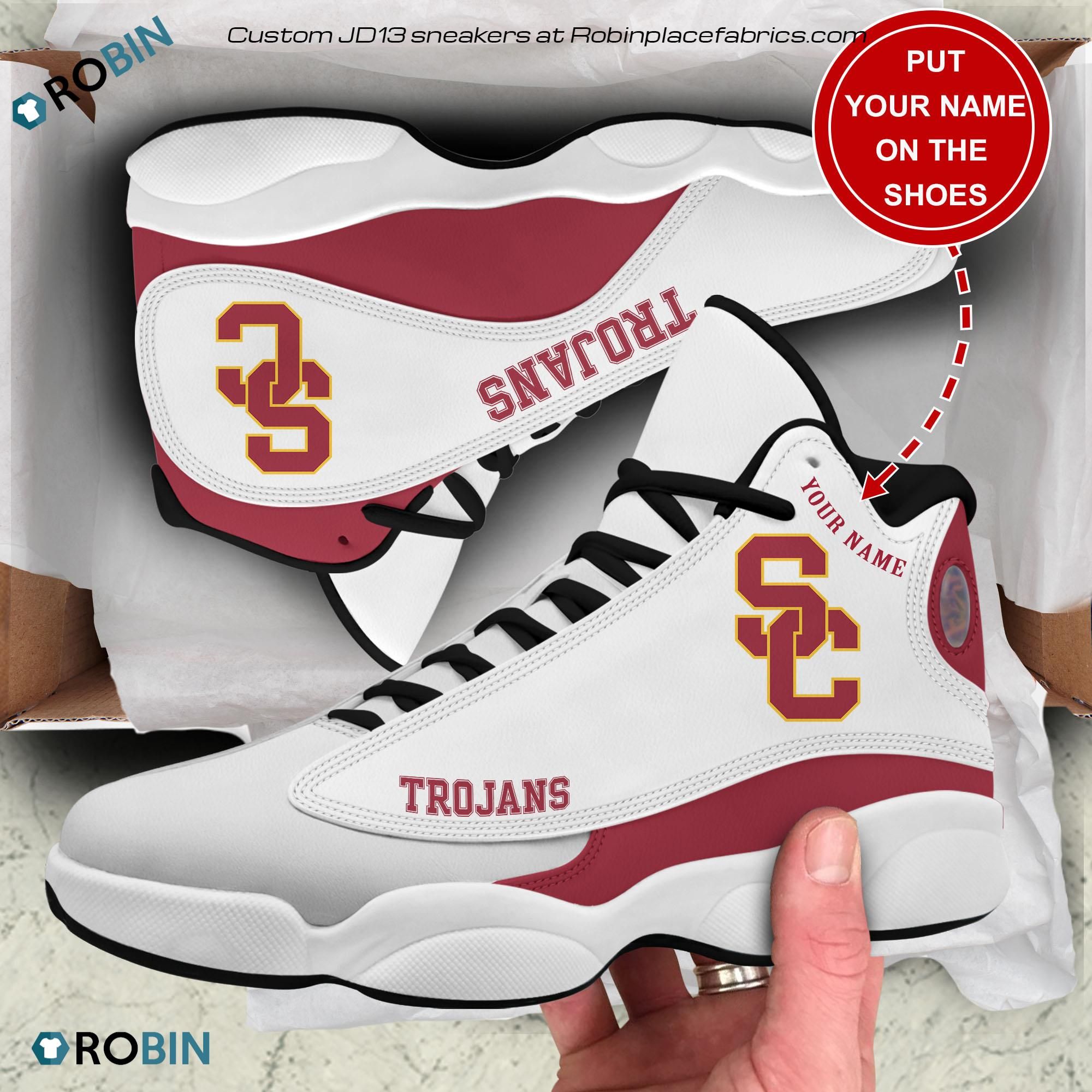 Personalized Usc Trojans Air Jordan 13 Shoes Custom Sneakers Personalized Usc Trojans Air Jordan 13 Shoes Custom Sneakers