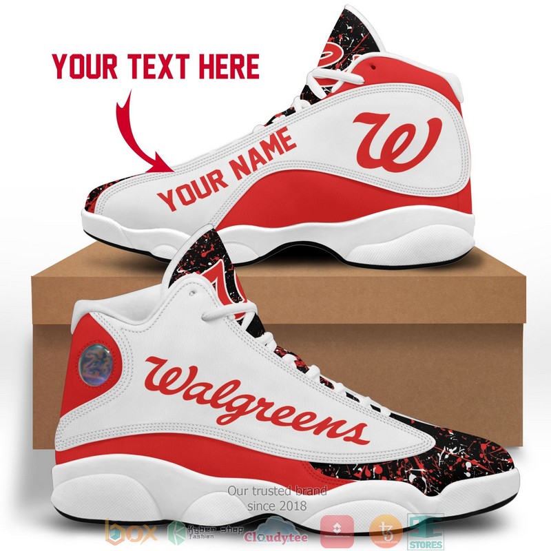 Personalized Walgreens Color Plash Air Jordan 13 Sneaker Shoes Personalized Walgreens Color Plash Air Jordan 13 Sneaker Shoes