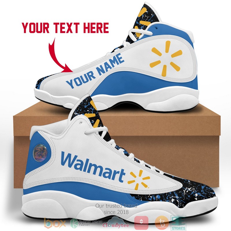 Personalized Walmart Color Plash Air Jordan 13 Sneaker Shoes Personalized Walmart Color Plash Air Jordan 13 Sneaker Shoes