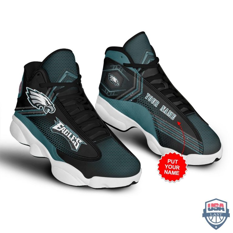 Philadelphia-Eagles-Air-Jordan-13-Custom-Name-Personalized-Shoes-2
