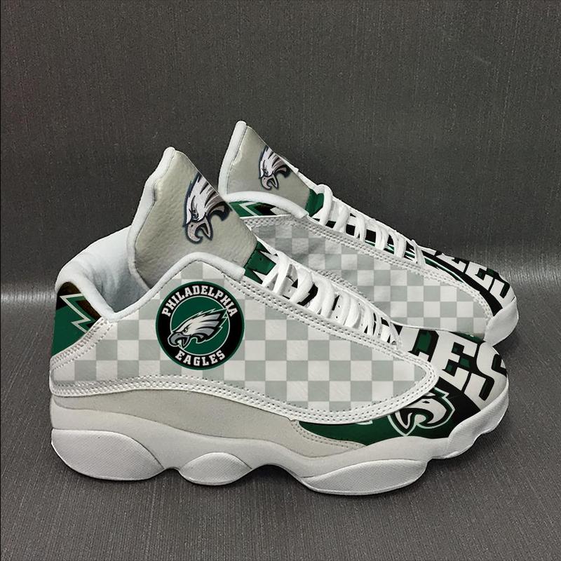 Philadelphia Eagles Nfl Ver 3 Air Jordan 13 Sneaker Philadelphia Eagles Nfl Ver 3 Air Jordan 13 Sneaker