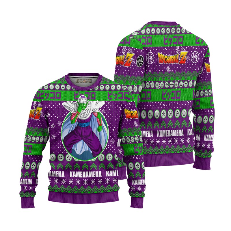 Piccolo-Anime-Ugly-Christmas-Sweater-Dragon-Ball-Z-Xmas-Gift-1
