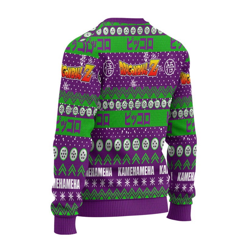 Piccolo Anime Ugly Christmas Sweater Dragon Ball Z Xmas Gift Piccolo Anime Ugly Christmas Sweater Dragon Ball Z Xmas Gift