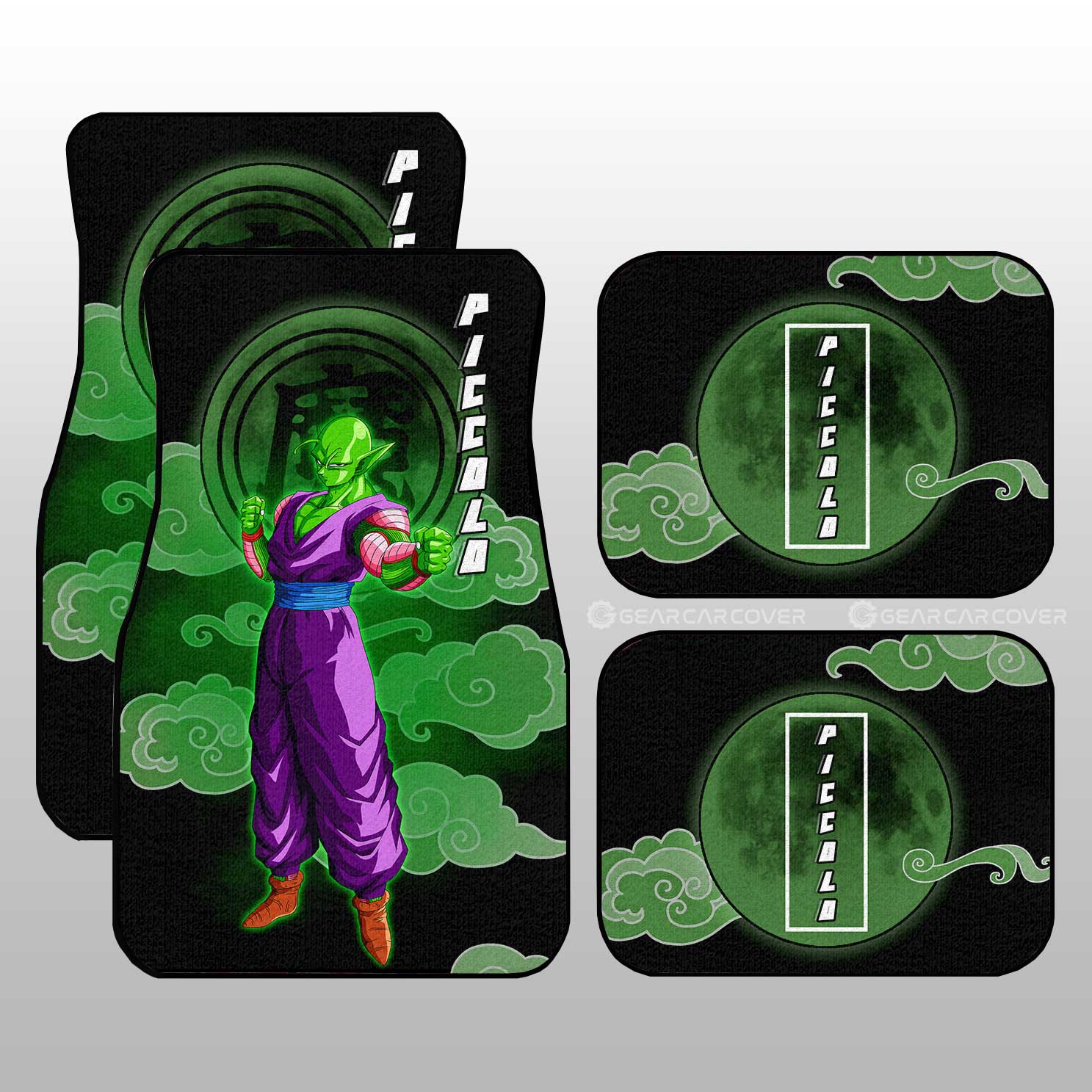 Piccolo Car Floor Mats Custom Dragon Ball Anime Car Interior Accessories Piccolo Car Floor Mats Custom Dragon Ball Anime Car Interior Accessories